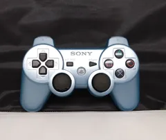 T【HY】【動作品】SONY PS3 純正 ワイヤレスコントローラー DUALSHOCK 3 CECHZC2J A2 振動機能搭載 キャンディ ブルー Bluetooth接続 プレイステーション3 純正パッド[ゆうパケット発送、送料無料]