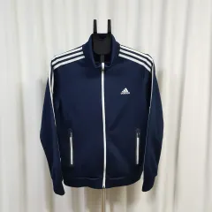 アディダス メンズ ジップアップ ジャケット 110 ネイビー