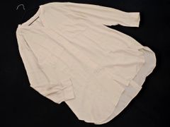GLOBAL WORK グローバルワーク サテン スキッパー ブラウス シャツ sizeF/ベージュ ■◇ レディース