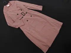 rienda リエンダ サイドプリーツ トレンチ コート sizeS/ピンク ■◇ レディース