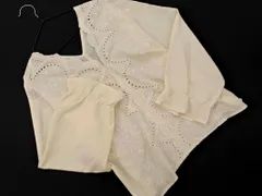 Rope Picnic ロペピクニック スカラップ レース ブラウス シャツ size38/アイボリー ■◇ レディース