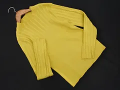 SENSE OF PLACE センスオブプレイス アーバンリサーチ リブ ニット セーター sizeONE/黄 ■◇ レディース