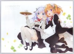 【中古】同人アクセサリー・小物系 【ご注文はうさぎですか?】クリアフラットケース チノ＆ココア(かにビーム) C95/ルミノシティ