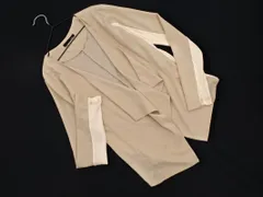 DouDou ドゥドゥ 素材切替 ショール カーディガン ベージュ ■◇ レディース