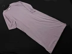 URBAN RESEARCH DOORS アーバンリサーチドアーズ ロング Iライン ワンピース sizeONE/ラベンダー ■◇ レディース