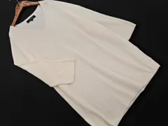 UNTITLED アンタイトル Vネック ニット セーター size4/オフホワイト ■◇ レディース