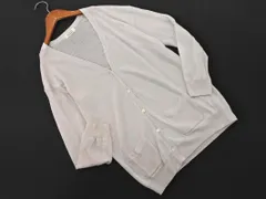 HUMAN WOMAN ヒューマンウーマン リネン100% カーディガン sizeM/オフホワイト ■◇ レディース