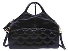 POLLINI ポリーニ 2WAY ショルダー ハンド バッグ 黒 ■■ レディース