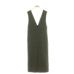 マカフィー MACPHEE トゥモローランド ビンテージツイード ジャンパースカート ロング 34 ブラウン /DF ■OS