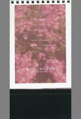 [중고] 동인 포스터 태피스트리 캘린더계 [아이돌 마스터] 2020년 탁상 캘린더(하기와라 린) C97/vita