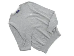 FRED PERRY フレッドペリー ロゴ 刺繍 長袖 ニット セーター sizeUK10/グレー ■◇ レディース