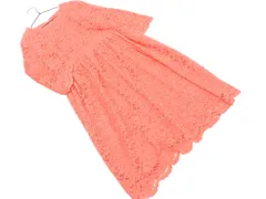 Jewel Changes ジュエルチェンジズ ユナイテッドアローズ 総レース Aライン ワンピース size38/赤 ■◇ レディースのサムネイル