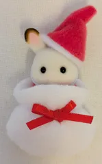 エポック社 シルバニアファミリー 赤ちゃんハッピークリスマスセット ショコラウサギの小さい赤ちゃんのみ