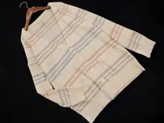 gelato pique ジェラートピケ パイル ボーダー カーディガン ルームウェア sizeF/オフホワイト ■◇ レディース