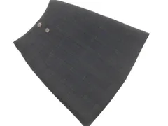 NEWYORKER ニューヨーカー チェック Aライン 台形 スカート size7/紺 ■■ レディースのサムネイル