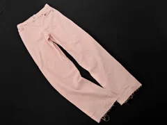 ZARA ザラ カットオフ ストレート デニムパンツ size36/ライトピンク ■◇ レディース