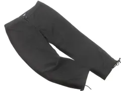 BURBERRY バーバリー レースアップ クロップド パンツ size40/黒 ■◇ レディース