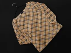 BURBERRY バーバリー ノバチェック 7分袖 カットソー size1/ライトベージュ ■◇ レディース