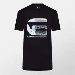 ジースター メンズ トップス Tシャツ G Star Amsterdam TShirt Dk Black ブラックのサムネイル