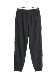 【お得なクーポン配布中!】 90s リーボック ナイロン パンツ メンズ L 古着 オールド ポケット付き ライナー付き イージーパンツ スポーツ ウォームアップ ボトムス 黒