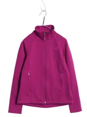 【お得なクーポン配布中!】 US企画 ノースフェイス WIND WALL ソフトシェル ジャケット レディース S / アウトドア フルジップ 裏 フリース ストレッチ ブルゾン 防風