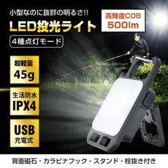 LEDカラビナライト 投光ライト 高輝度 USB充電式 磁石付き カラビナフック 栓抜き付き 防水 超軽量 持ち運び便利 アウトドア キャンプ 点検作業 非常用 防災用