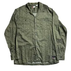 Levi’s Red Tab オープンカラーシャツ 総柄 オリーブ L リーバイス