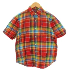ラルフローレン RALPH LAUREN シャツ 半袖 ボタンダウン チェック柄 150 マルチカラー /BM ■MA