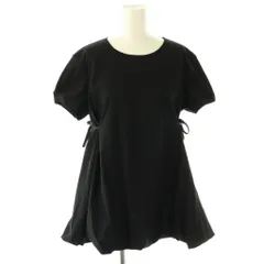 ジェンヌ JENNE 25SS JENNEクールバルーンTシャツ カットソー 半袖 チュニック S 黒 sty25ss-tp43 /NR ■OSのサムネイル