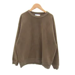 ユナイテッドアローズ A DAY IN THE LIFE UNITED ARROWS トレーナー 裏起毛 M ブラウンベージュ 無地 クルーネック 長袖 /YS50 ■GY58のサムネイル