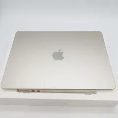 ≪値下げ≫ 【中古】 美品 Apple MacBook Air マックブックエアー 13.6インチ 2022年 M2 A2681 8GB 256GB スターライト バッテリー100% ノートパソコン 高性能 A2403868【無料ギフトラッピング承ります】