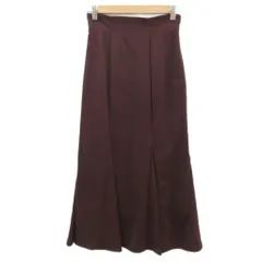 スナイデル SNIDEL マーメイドスカート マキシ丈 ロング丈 0 小さいサイズ 紫 ダークパープル /SM40 ■ECD001