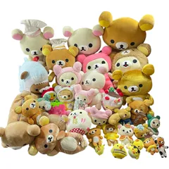 ★ リラックマ グッズ 36点 まとめ商品 コリラックマ キイロイトリ ぬいぐるみ マスコット ポーチ ティッシュカバー等 現状品 4.8kg