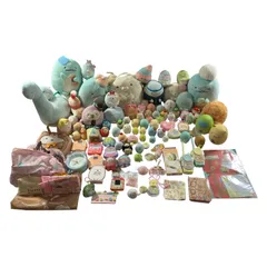★ すみっコぐらし ぬいぐるみ まとめ商品 しろくま ねこ とかげ エビフライのしっぽ など 雑貨 ストラップ マスコット 等 すみっこ 5.3kg