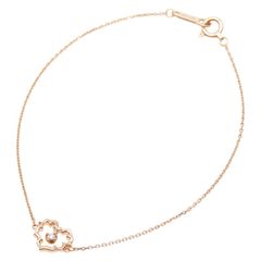 美品 canal4°C k10 ハート ブレスレット ♡ - メルカリ
