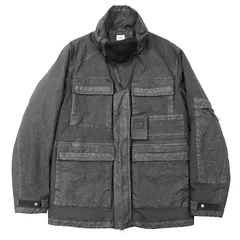【美品】C.p. Company シーピーカンパニー THE METLOPOLIS SERIES Co.TeD メトロポリスジャケット ガーメントダイ ガーメント・バラクラバ ミリタリー 5ポケット ナイロン100% メンズ 50 チャコール ルーマニア製のサムネイル