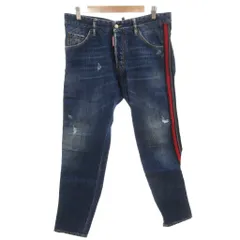 ディースクエアード DSQUARED2 Classic Kenny Jean デニムパンツ ジーンズ 48 インディゴ ダメージ加工 ボタンフライ /FF ■GY50