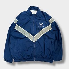 U.S.AIR FORCE 00s 09年製 IPTU トレーニングジャケット Improved Physical Training Uniform 米軍実品 X-LARGE Regular メンズXL相当