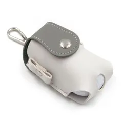 AZNABLE ゴルフボールケース 2個収納 携帯用 ゴルフアクセサリー カラビナ付き コンパクト 軽量 (グレー) [グレー]