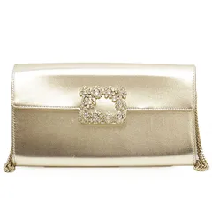 美品】Roger Vivier ロジェヴィヴィエ チェーンクラッチバッグ エフロ