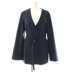 アニュアンス anuans 23SS レイヤードカラースリットスリーブジャケット ノーカラージャケット F ネイビー /DF ■OS