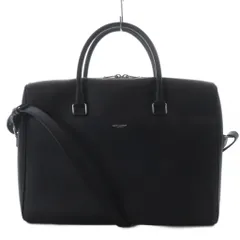 サンローラン パリ SAINT LAURENT PARIS ダッフル ブリーフケース ビジネスバッグ トートバッグ ショルダーバッグ 2way レザー ブラック 625449 /YO27 ■OHのサムネイル