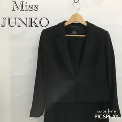 Miss JUNKO ミスジュンコ 15-362009 ブラックフォーマル アンサンブル 13AR(AR2) ブラック スーツ フォーマル 礼服 喪服 ワンピーススーツ レディース ファッション _225021