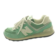 ニューバランス NEW BALANCE 574 スニーカー US8 26cm 緑 グリーン /SS ■OS ■MA