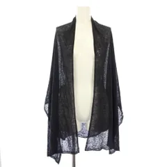 マッキントッシュ MACKINTOSH ストール シアー シースルー 無地 ワンカラー 麻 リネン 紺 ネイビー /BBのサムネイル