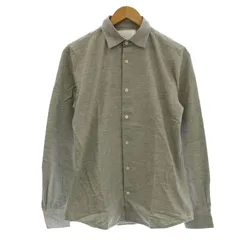 イサムカタヤマバックラッシュ ISAMU KATAYAMA BACKLASH コットンピンホールシャツ ネルシャツ 長袖 1 グレー 1306-02 /☆Gのサムネイル