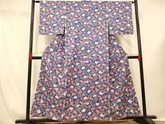 平和屋着物▽小紋　単衣　檜垣文　洗える着物　AAAW1741fy 平和屋着物▽小紋 単衣 檜垣文 洗える着物 AAAW1741fy - メルカリ