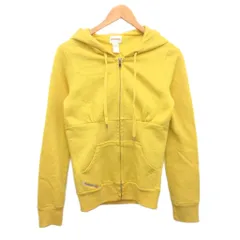 ディーゼル DIESEL パーカー フーディー ジップアップ 黄 イエロー XS
