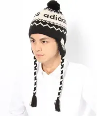 アディダス オリジナル トレフォイル イヤーマフラー ビーニー