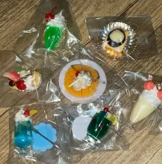 レトロ 喫茶店 カフェ dessert ガチャ キーホルダー まとめ 出品